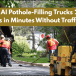 Smart AI Pothole-Filling Trucks 2025 – Repairs in Minutes Without Traffic Jams