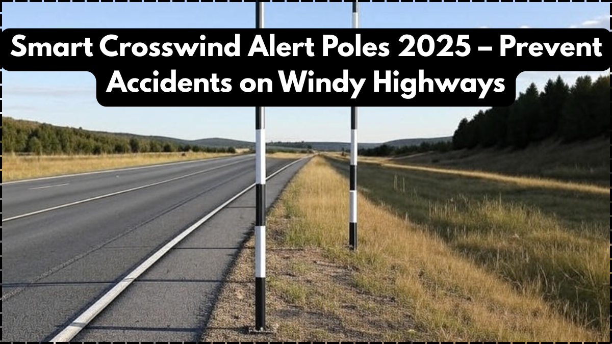 Smart Crosswind Alert Poles 2025 – Prevent Accidents on Windy Highways