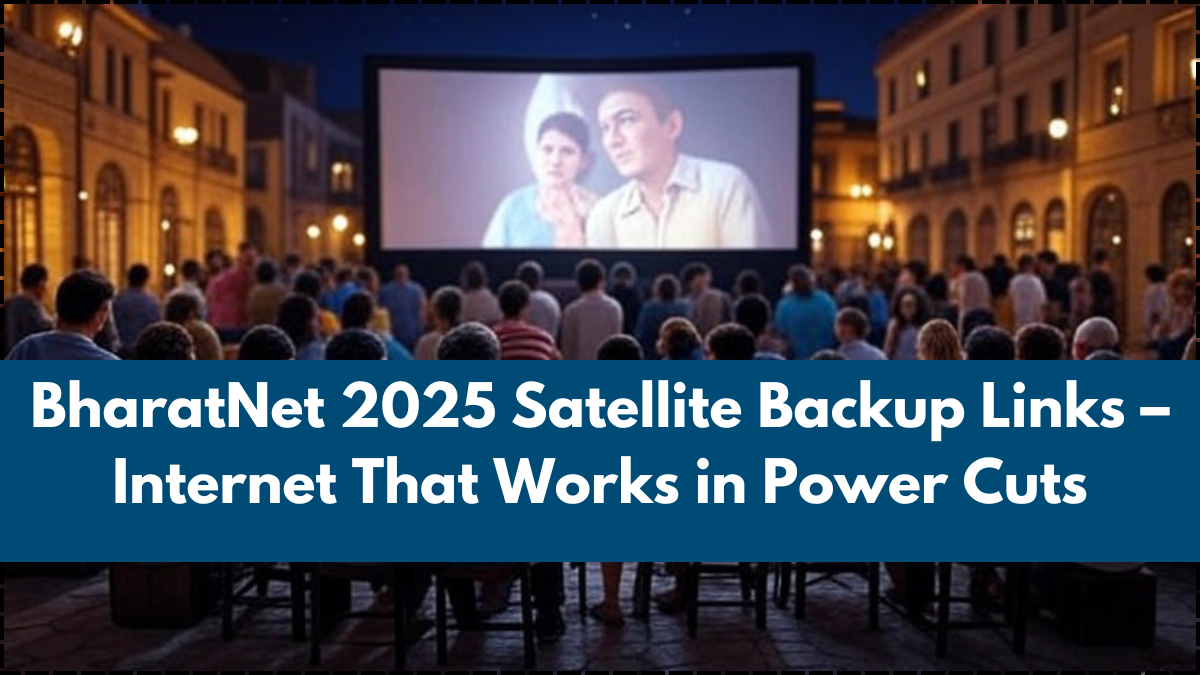 BharatNet 2025 Community Cinema Nights – Streaming Films in Town Squares