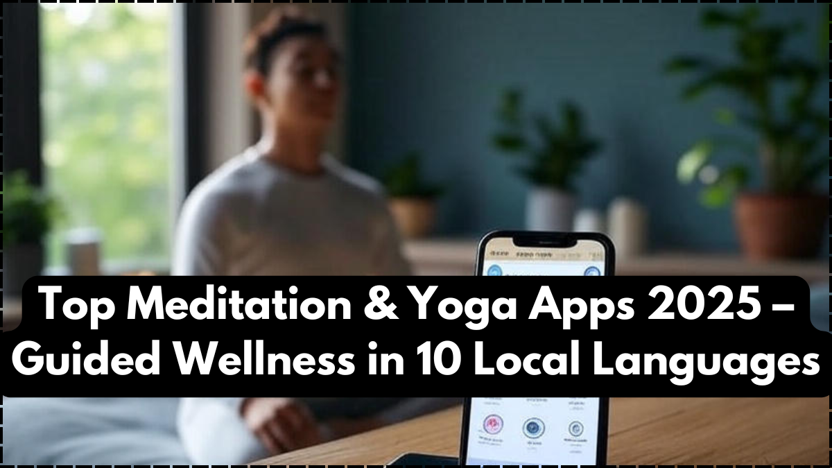 Top Meditation & Yoga Apps 2025 – Guided Wellness in 10 Local Languages