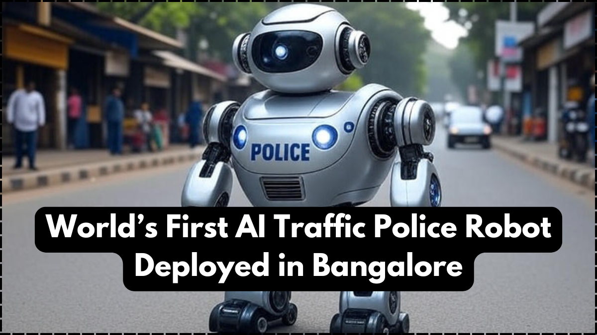 World’s First AI Traffic Police Robot Deployed in Bangalore