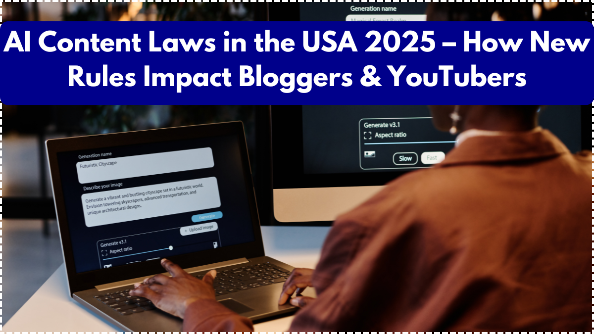 AI Content Laws in the USA 2025 – How New Rules Impact Bloggers & YouTubers